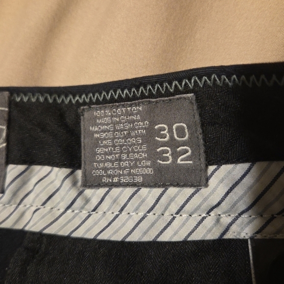 Fossil Men’s Straight Leg Chinos | Size 30x32 Black - Picture 4 of 9